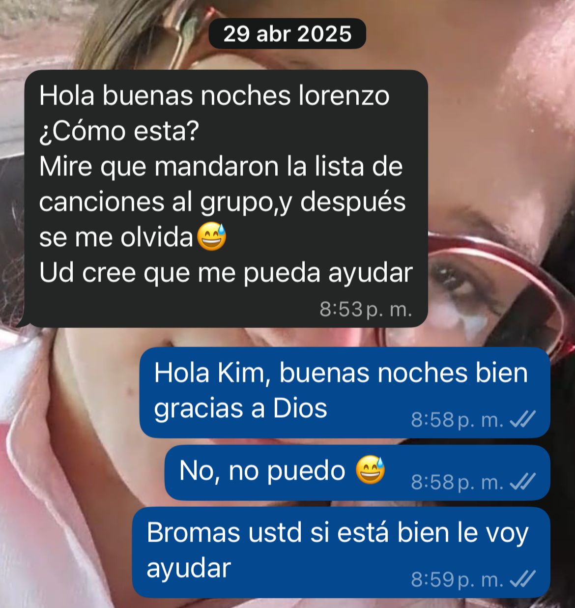 Recuerdo de nuestras conversaciones